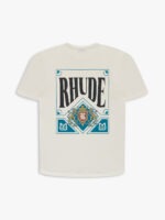 Rhude Card Logo White T-Shirt